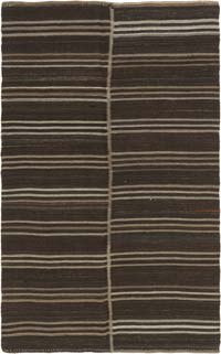 Vintage Anatolian Kilim Rug - 5' 4" x 8' 10" (64" x 106")