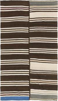 Vintage Anatolian Kilim Rug - 4' 9" x 8' 11" (57" x 107")