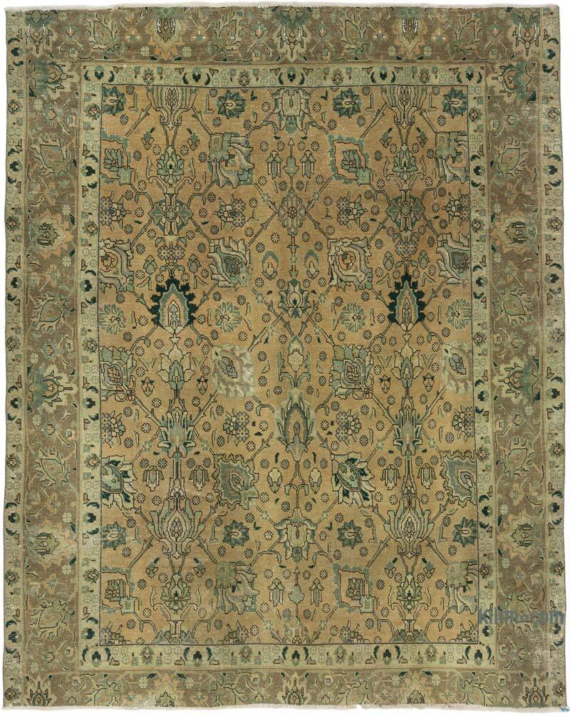 Vintage Hand-Knotted Oriental Rug - 7' 10" x 9' 7" (94" x 115") - K0071937