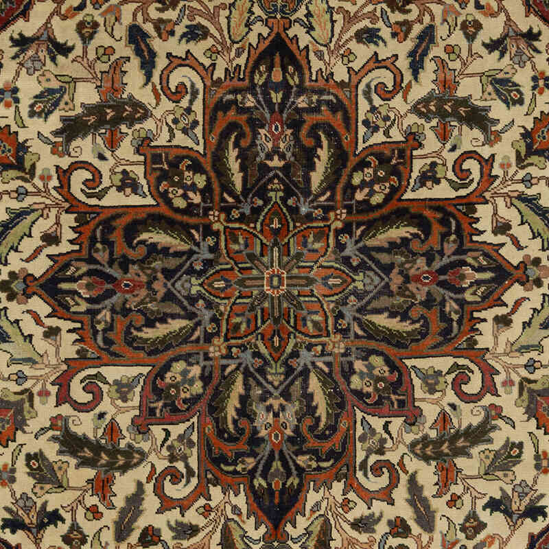 Alfombra Oriental Vintage Anudada a Mano - 198 cm x 294 cm - K0071940