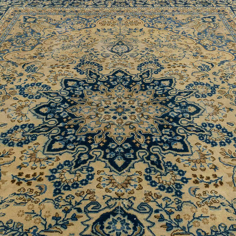 Vintage Hand-Knotted Oriental Rug - 9' 7" x 12' 2" (115" x 146") - K0071942