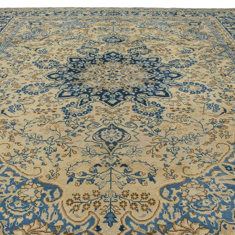 Vintage Hand-Knotted Oriental Rug - 9' 7" x 12' 2" (115" x 146") - K0071942