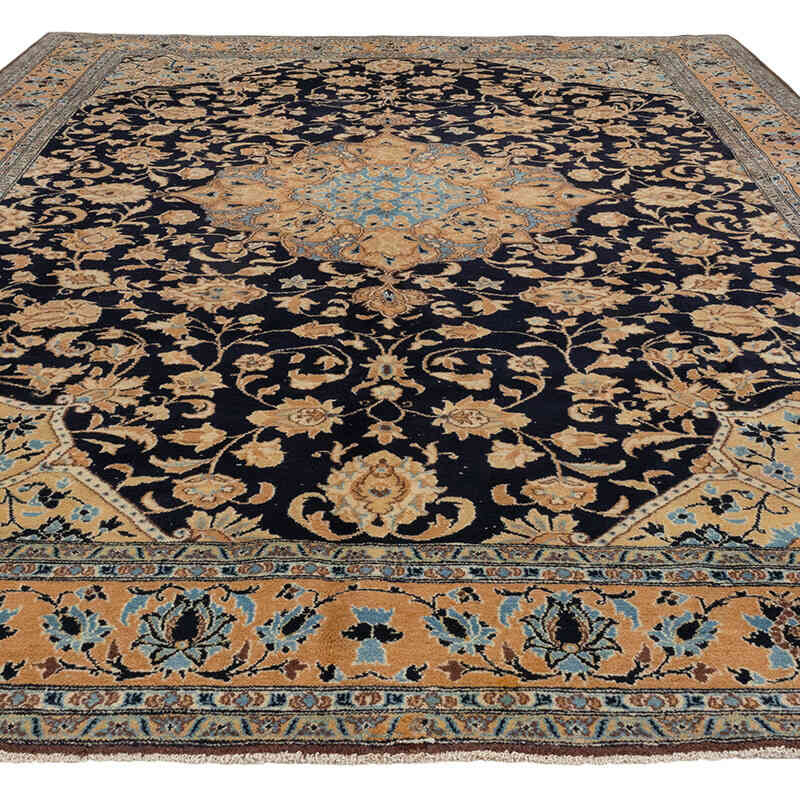 Vintage Hand-Knotted Oriental Rug - 8' 11" x 12' 1" (107" x 145") - K0071943