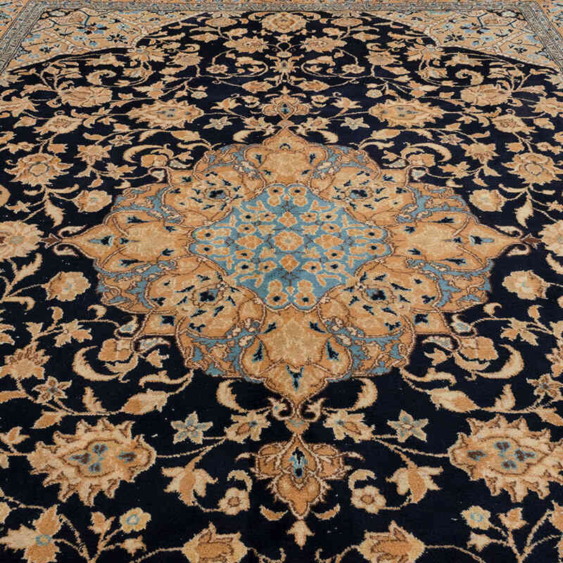 Vintage Hand-Knotted Oriental Rug - 8' 11" x 12' 1" (107" x 145") - K0071943
