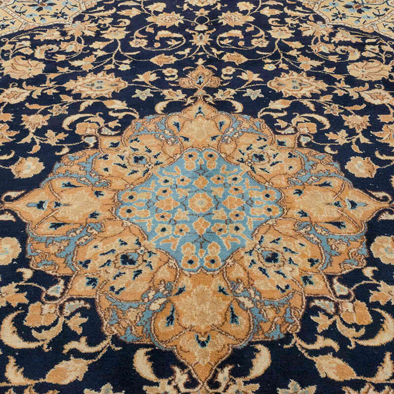 Vintage Hand-Knotted Oriental Rug - 8' 11" x 12' 1" (107" x 145") - K0071943
