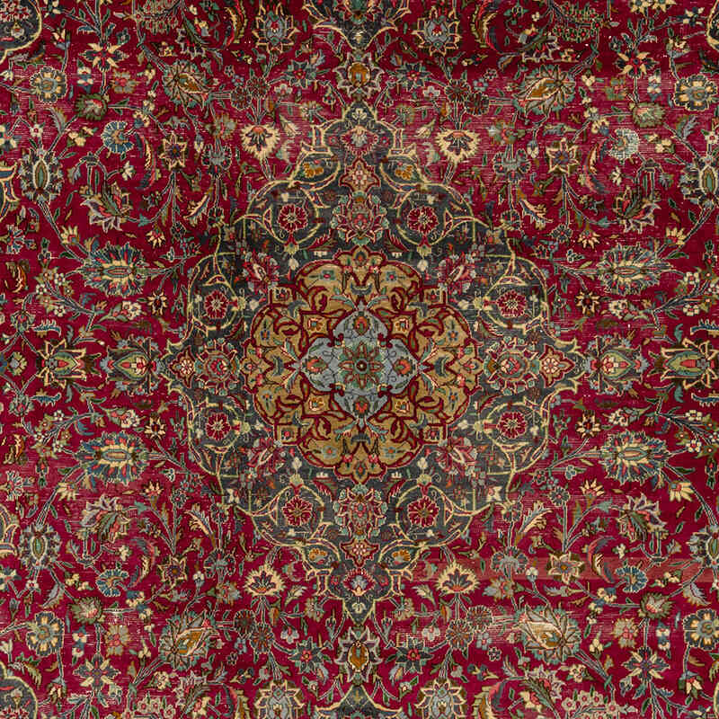 El Dokuma Vintage Halı - 295 cm x 381 cm - K0071944