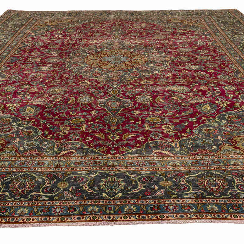 El Dokuma Vintage Halı - 295 cm x 381 cm - K0071944