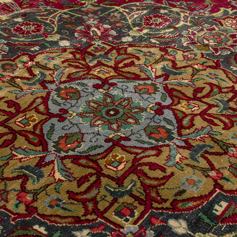 El Dokuma Vintage Halı - 295 cm x 381 cm - K0071944
