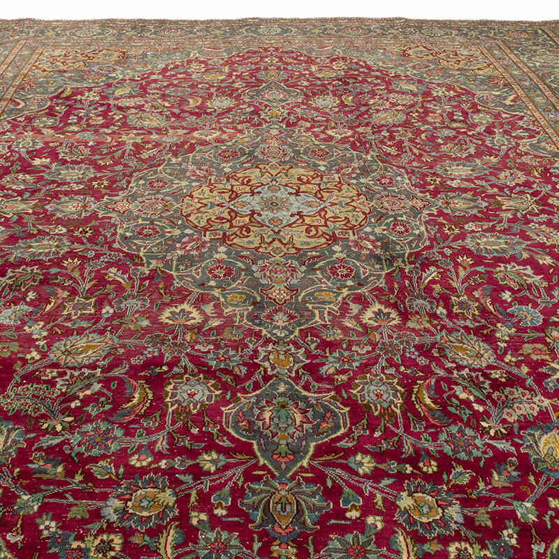 El Dokuma Vintage Halı - 295 cm x 381 cm - K0071944