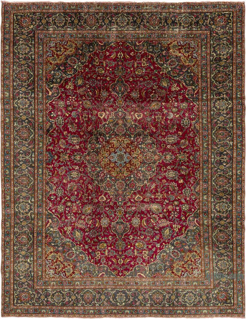 El Dokuma Vintage Halı - 295 cm x 381 cm - K0071944