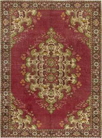 Alfombra Oriental Vintage Anudada a Mano - 298 cm x 397 cm