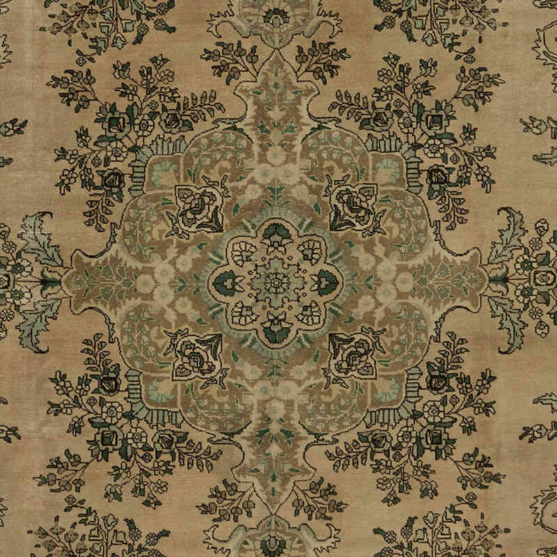 Vintage Hand-Knotted Oriental Rug - 9' 11" x 12' 6" (119" x 150") - K0071947