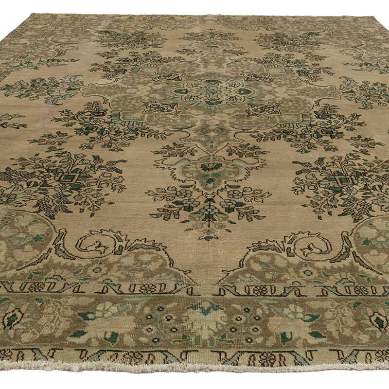 Vintage Hand-Knotted Oriental Rug - 9' 11" x 12' 6" (119" x 150") - K0071947