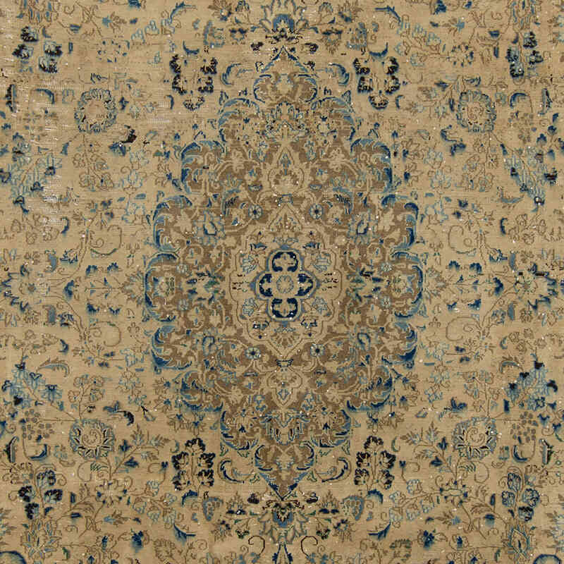 Vintage Hand-Knotted Oriental Rug - 9' 7" x 12' 4" (115" x 148") - K0071951