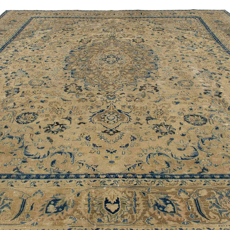Vintage Hand-Knotted Oriental Rug - 9' 7" x 12' 4" (115" x 148") - K0071951