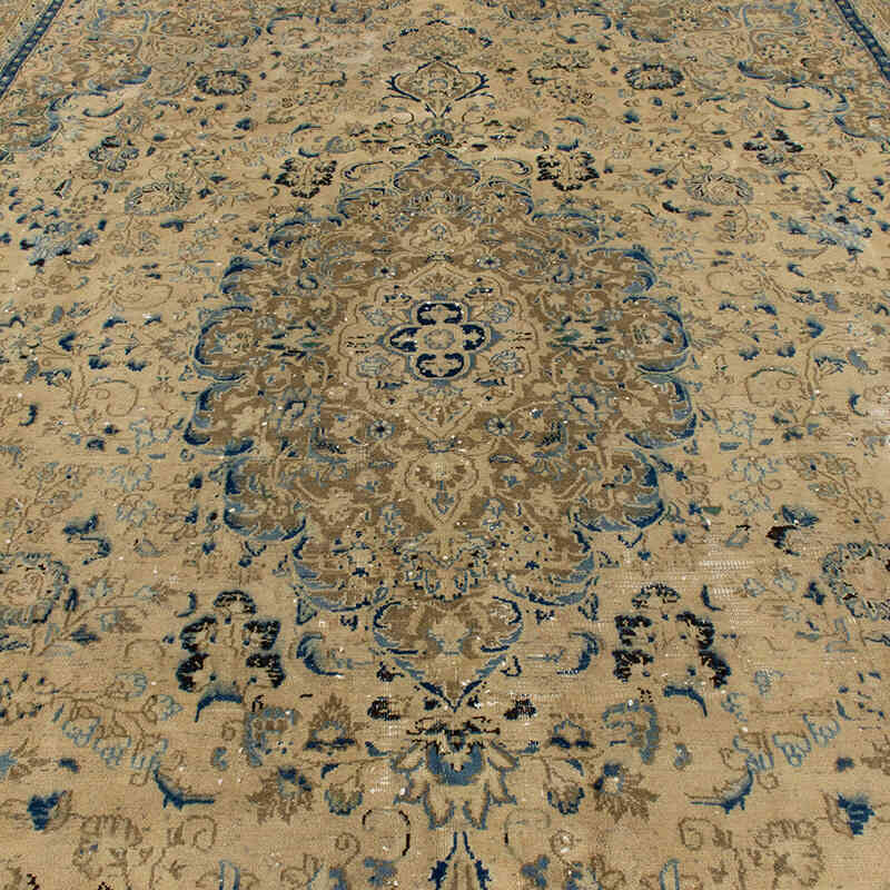 Vintage Hand-Knotted Oriental Rug - 9' 7" x 12' 4" (115" x 148") - K0071951