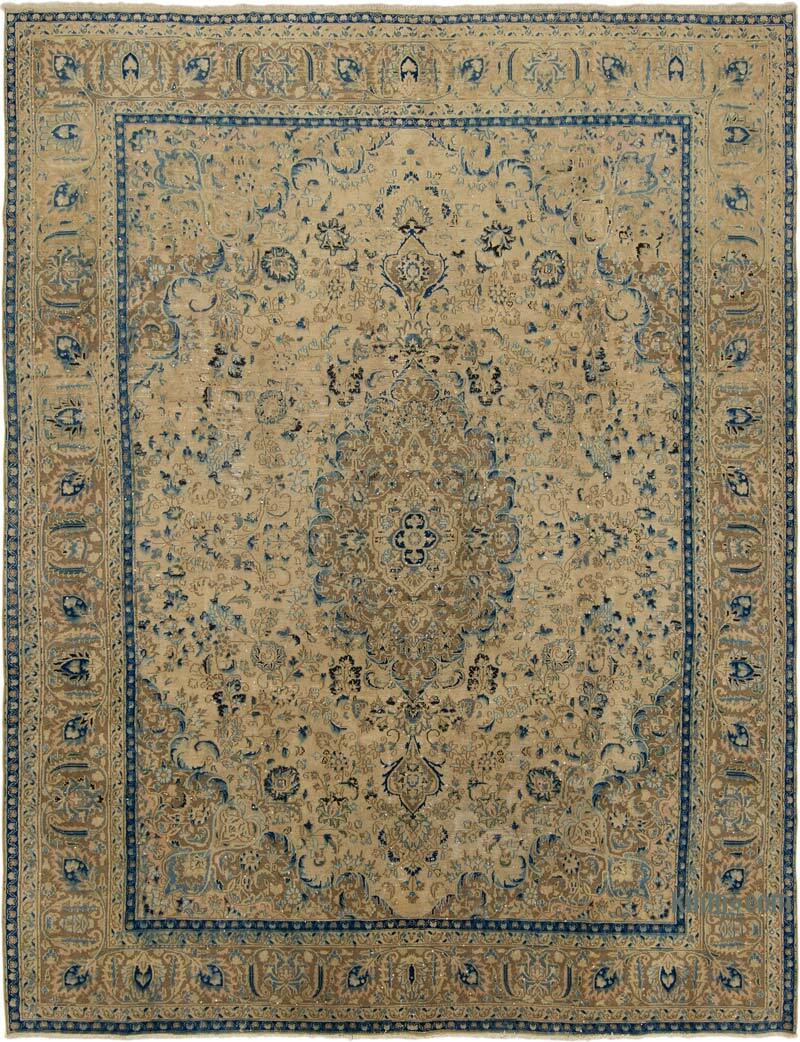 Vintage Hand-Knotted Oriental Rug - 9' 7" x 12' 4" (115" x 148") - K0071951