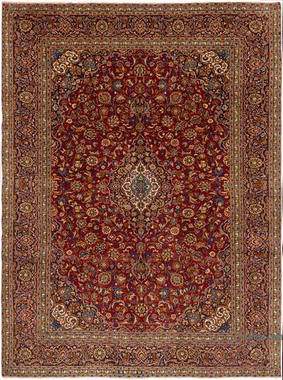Vintage Hand-Knotted Oriental Rug - 9' 10" x 12' 10" (118" x 154")