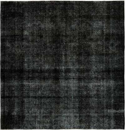 Boyalı El Dokuma Vintage Halı - 315 cm x 305 cm