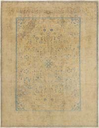 Vintage Hand-Knotted Oriental Rug - 9' 8" x 12' 3" (116" x 147")