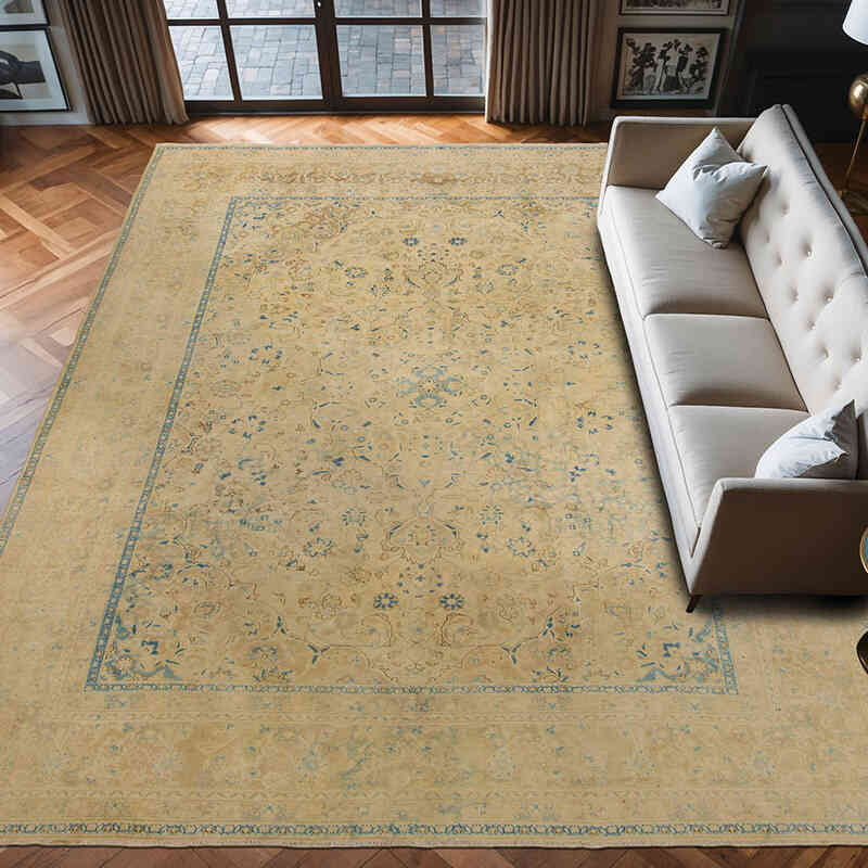 El Dokuma Vintage Hali - 294 cm x 373 cm - K0071957
