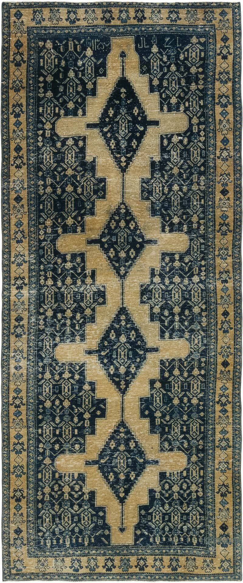 El Dokuma Vintage Halı - 144 cm x 348 cm - K0071962