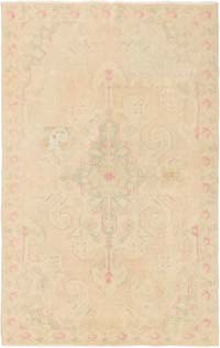 Alfombra Vintage Turca Anudada a Mano - 138 cm x 218 cm