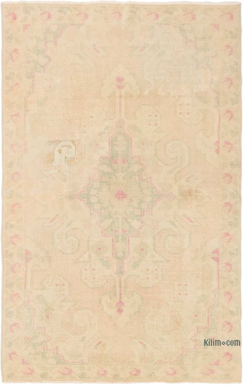 Alfombra Vintage Turca Anudada a Mano - 138 cm x 218 cm - K0071970