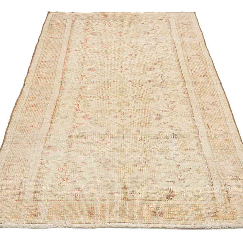 Vintage Turkish Hand-Knotted Rug - 2' 11" x 6' 4" (35" x 76") - K0071972