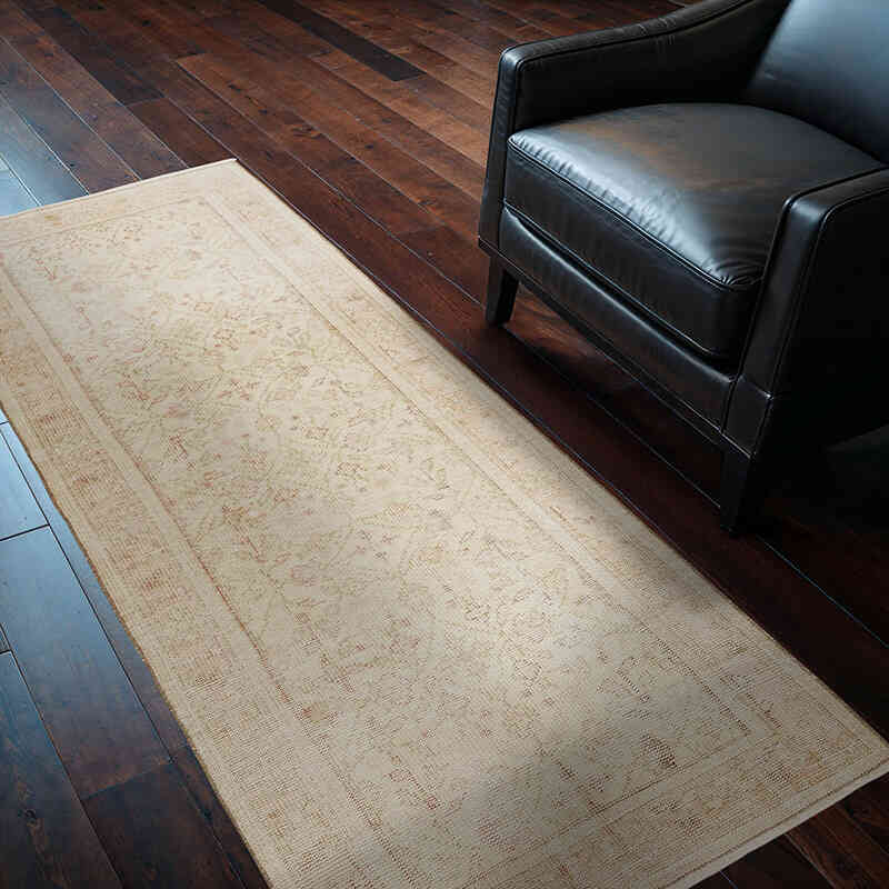 Vintage Turkish Hand-Knotted Rug - 2' 11" x 6' 4" (35" x 76") - K0071972
