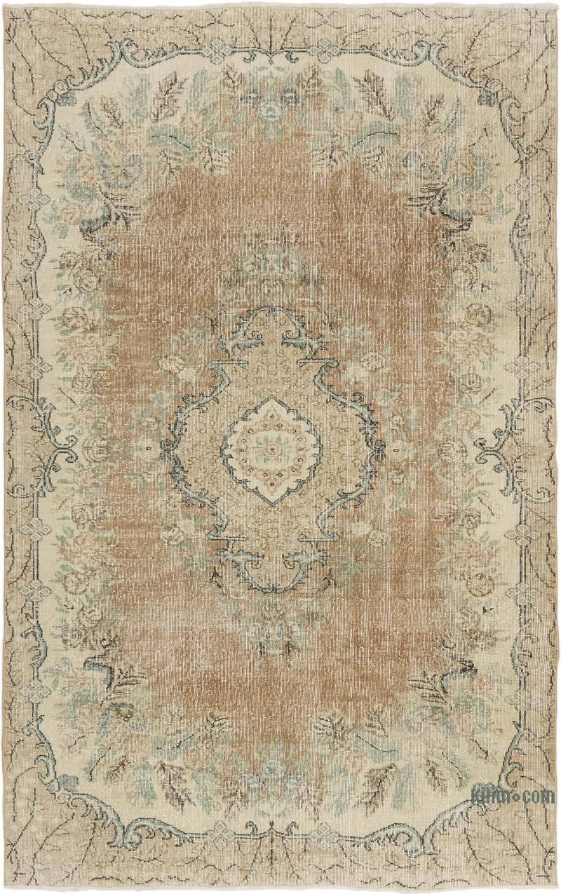 Vintage Turkish Hand-Knotted Rug - 5' 9" x 9' 1" (69" x 109") - K0071974
