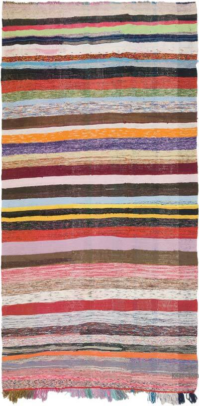 Vintage Anadolu Pala Kilimi (Çaput) - 183 cm x 376 cm