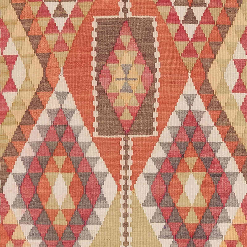 Vintage Tribal Kilim Runner - 2' 9" x 12' 7" (33" x 151") - K0071980
