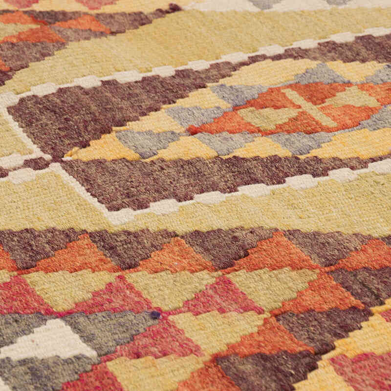 Vintage Tribal Kilim Runner - 2' 9" x 12' 7" (33" x 151") - K0071980