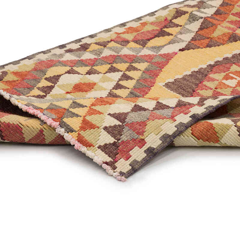 Vintage Tribal Kilim Runner - 2' 9" x 12' 7" (33" x 151") - K0071980