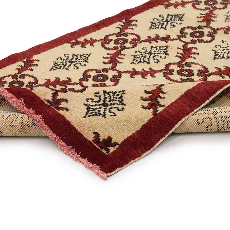 Vintage Turkish Hand-Knotted Rug - 3'  x 6' 5" (36" x 77") - K0071986