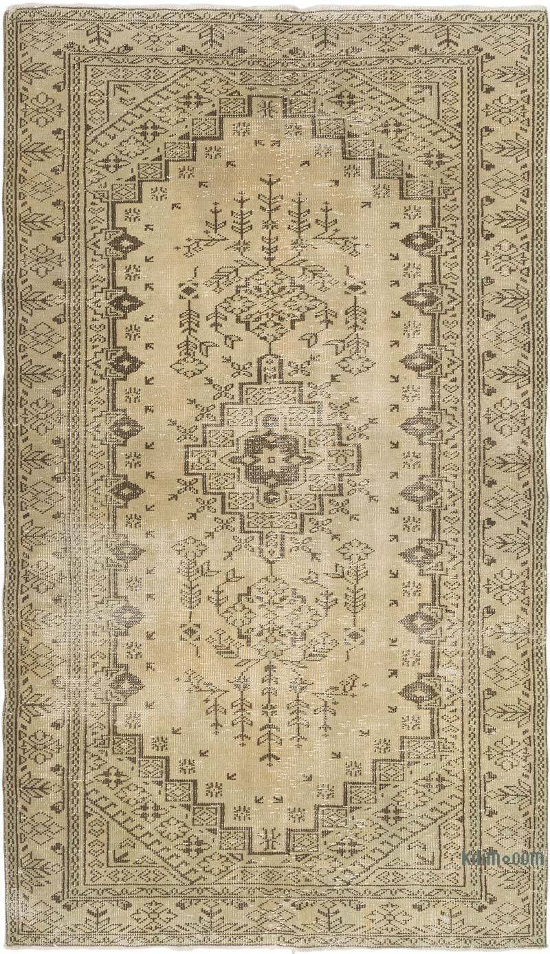 Alfombra Vintage Turca Anudada a Mano - 156 cm x 266 cm - K0071988
