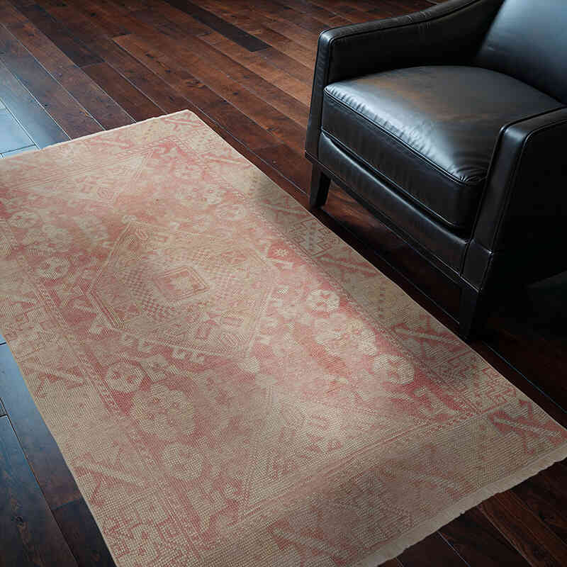 Vintage Turkish Hand-Knotted Rug - 3' 8" x 5' 10" (44" x 70") - K0071994
