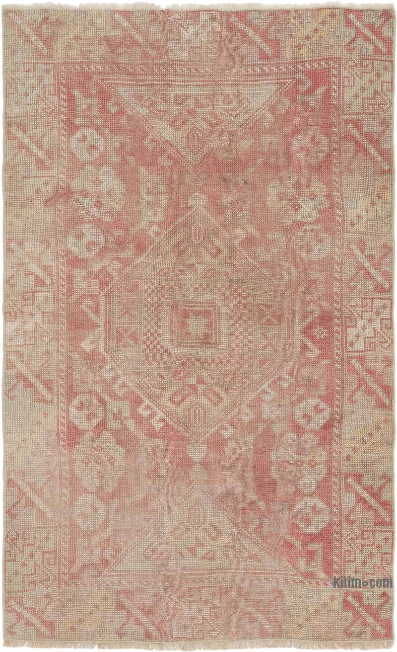 Vintage Turkish Hand-Knotted Rug - 3' 8" x 5' 10" (44" x 70") - K0071994