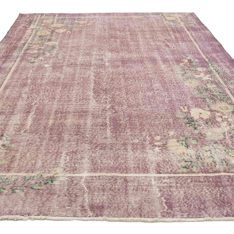 Alfombra Vintage Turca Anudada a Mano - 210 cm x 306 cm - K0071996