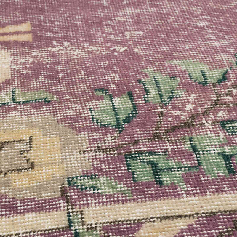 Alfombra Vintage Turca Anudada a Mano - 210 cm x 306 cm - K0071996