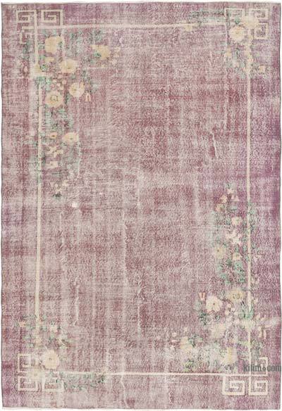 Vintage Turkish Hand-Knotted Rug - 6' 11" x 10'  (83" x 120")