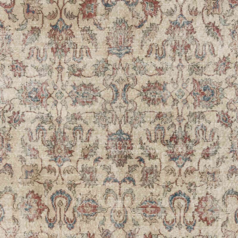 Alfombra Vintage Turca Anudada a Mano - 190 cm x 285 cm - K0071997