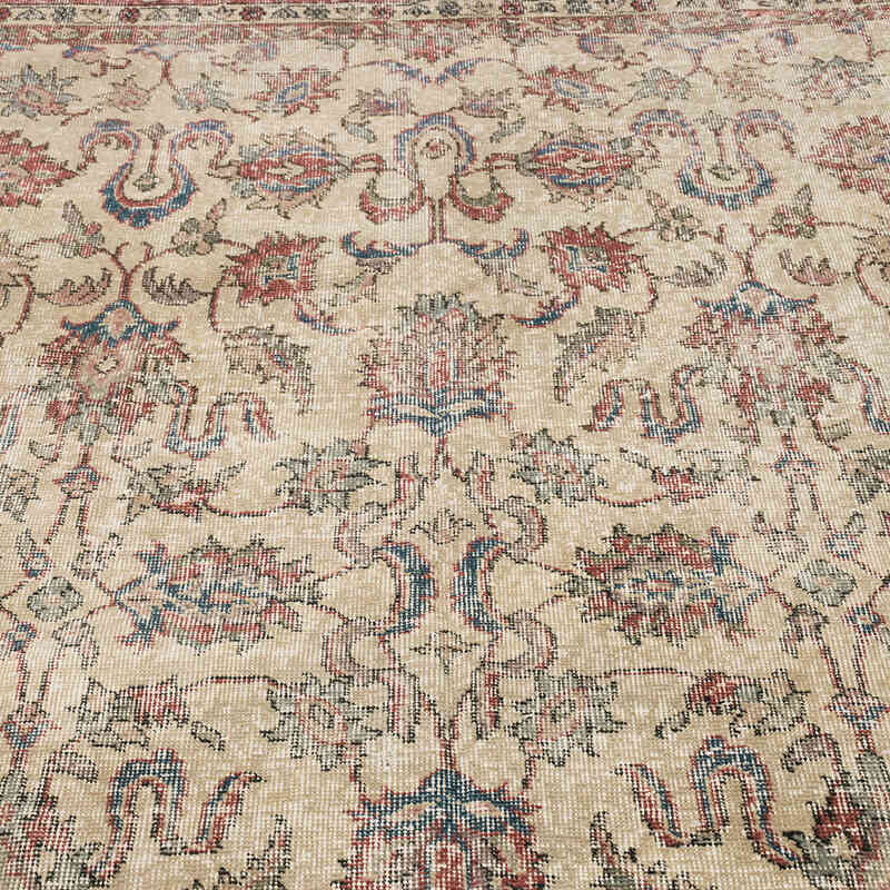 Alfombra Vintage Turca Anudada a Mano - 190 cm x 285 cm - K0071997