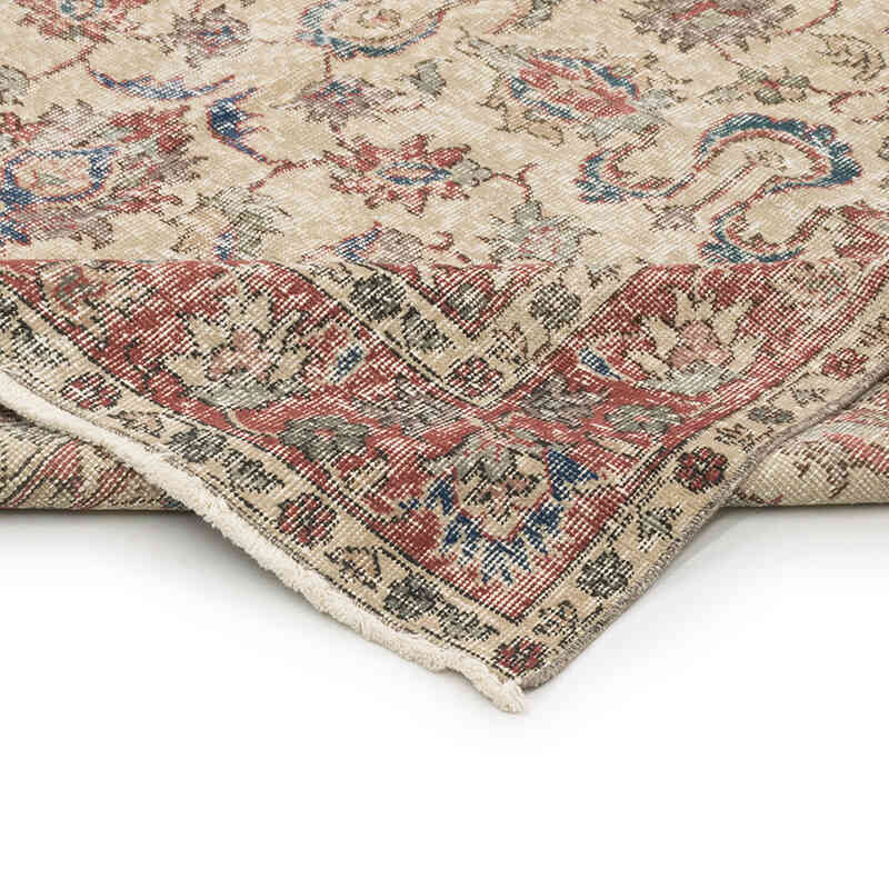 Alfombra Vintage Turca Anudada a Mano - 190 cm x 285 cm - K0071997