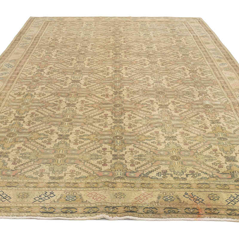 Alfombra Vintage Turca Anudada a Mano - 194 cm x 288 cm - K0072021