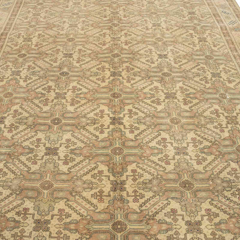 Alfombra Vintage Turca Anudada a Mano - 194 cm x 288 cm - K0072021