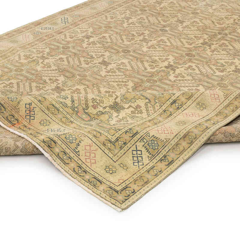 Alfombra Vintage Turca Anudada a Mano - 194 cm x 288 cm - K0072021