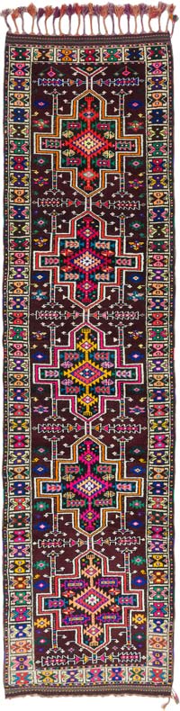 Alfombra Vintage de pasillo - 92 cm x 365 cm