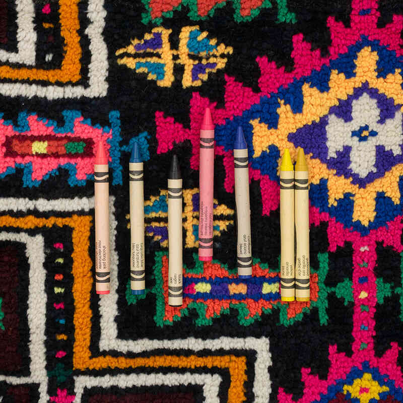 Alfombra Vintage de pasillo - 92 cm x 365 cm - K0072022